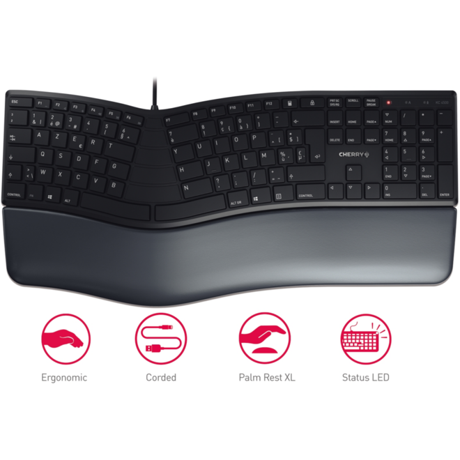 Cherry Ergonomisch toetsenbord KC 4500 / QWERTY
